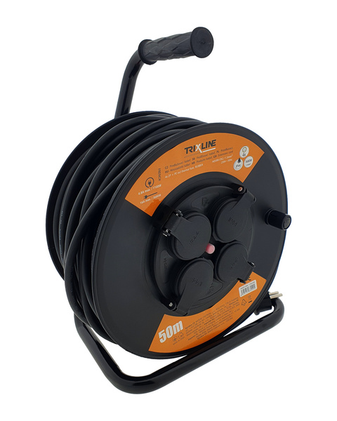 Přívod prodlužovací 4z na bubnu, 50m, venkovní